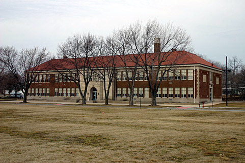 Monroe School, where Linda Brown Smith attended in 1954